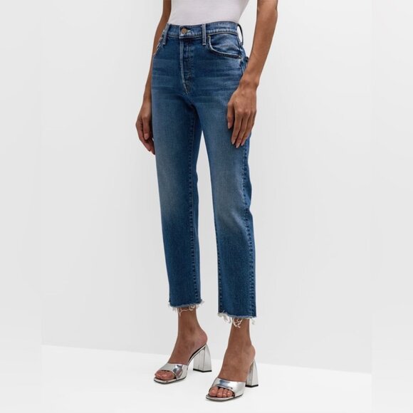 💕 MOTHER THE SCRAPPER CUFF ANKLE FRAY jeans 29x27